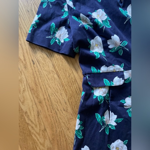 Draper James Navy Floral Dress - Picture 6 of 8